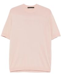 Low Brand - Fein Gestricktes T-Shirt - Lyst