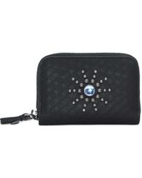 HTC - Studded Leather Wallet - Lyst