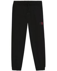 HUGO - Elasticated-Waistband Track Pants - Lyst