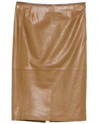 Dorothee Schumacher - Sleek Statement Leather Skirt - Lyst