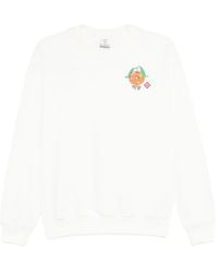CASABLANCA - Cotton Sweatshirt With Cartoon Graphic - Lyst