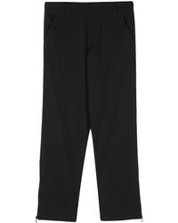 Just Cavalli - Ankle-Zips Straight-Leg Trousers - Lyst