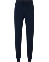 BOSS - Cotton Track Pants - Lyst