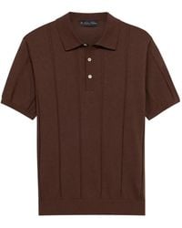 Brooks Brothers - Ribbed Short-Sleeve Polo Shirt - Lyst