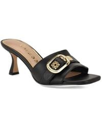 Guess - Dittara Slip-On Mid-Heeled Dress Sandals - Lyst