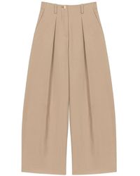 Maje - Pantalon Ample À Design Plissé - Lyst