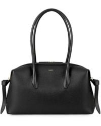 Yuzefi - Brioche Pebble-Grain Leather Shoulder Bag - Lyst