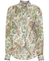 Etro - Shirt Met Paisley-print - Lyst