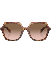 Giorgio Armani - Tortoiseshell-Effect Square Frame Sunglasses - Lyst