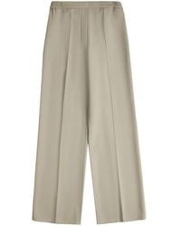 Tod's - Elasticated-Waist Straight-Leg Trousers - Lyst