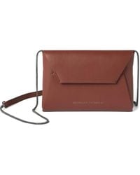 Brunello Cucinelli - Bc Duo Flap Chain-Strap Shoulder Bag - Lyst