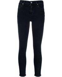 Citizens of Humanity - Halbhohe Cropped-Skinny-Jeans - Lyst