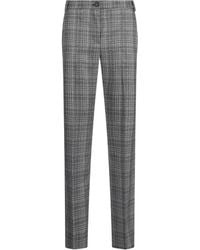 Liu Jo - Glen Plaid Flare Trousers - Lyst