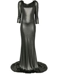 Gemy Maalouf - Embellished Three-Quarter Sleeve Dress - Lyst