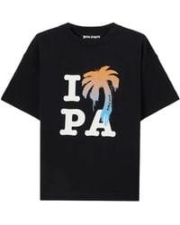 Palm Angels - I Love Pa T-Shirt - Lyst