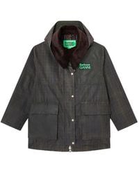 Ganni - Jack Met Capuchon En Patchwork - Lyst