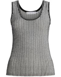 Proenza Schouler - Lennox Stripe-Pattern Rib-Knit Top - Lyst