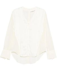 Victoria Beckham - Cuff Detail Blouse - Lyst