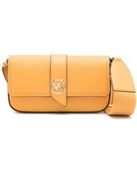 MICHAEL Michael Kors - Mini Greenwich Leather Crossbody Bag - Lyst