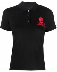 Philipp Plein - Skull-Patch Polo Shirt - Lyst