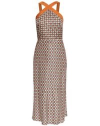 Paul Smith - Patterned Midi Dress - Lyst