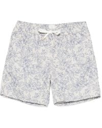 Eleventy - Floral-Print Swim Shorts - Lyst