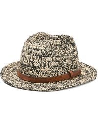 IBELIV - Tweekleurige Raffia Hoed - Lyst