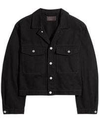Lemaire - Veste Boutonnée À Poches À Rabat - Lyst
