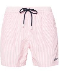 Mc2 Saint Barth - Patmos Striped Swim Shorts - Lyst