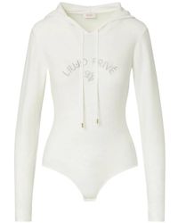 Liu Jo - Knit Bodysuit With Hood - Lyst