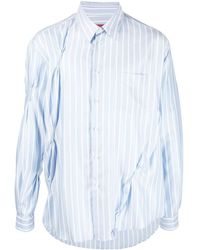 424 - Pinched Striped Shirt - Lyst