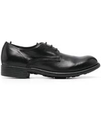 Officine Creative - Crinkled Leather Derby Shoes - Lyst
