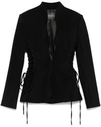 Mugler - Chaqueta de diseño con cordones - Lyst
