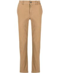 7 For All Mankind - Slim-leg Cotton-blend Chinos - Lyst
