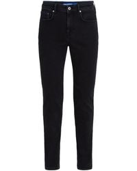 Karl Lagerfeld - Logo-Appliqué Skinny Jeans - Lyst
