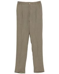Kiton - Pleated Trousers - Lyst