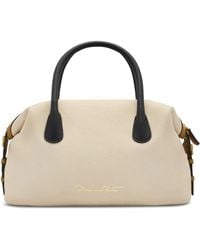 Oscar de la Renta - Handtasche Mit Logo-Print - Lyst