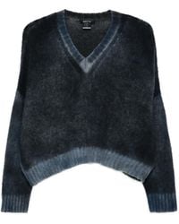 Avant Toi - Cropped-Pullover Mit V-Ausschnitt - Lyst