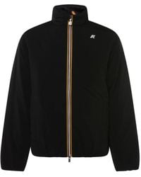 K-Way - Logo-Patch Jacket - Lyst