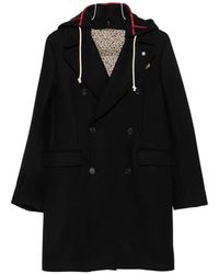 Manuel Ritz - Double-Breasted Hooded Coat - Lyst