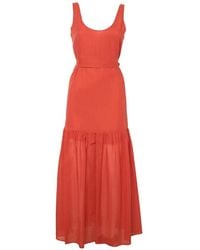Pennyblack - Robe Mi-Longue À Taille Ceinturée - Lyst
