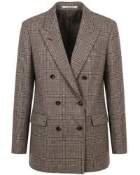 Tagliatore - Jasmine Double-Breasted Check-Pattern Blazer - Lyst