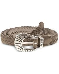 Alberto Luti - Braided Leather Belt - Lyst