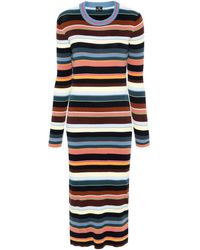 PS by Paul Smith - Vestido a rayas - Lyst