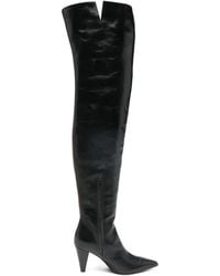 KHAITE - Pointed Harvey Over-the-knee Boots - Lyst