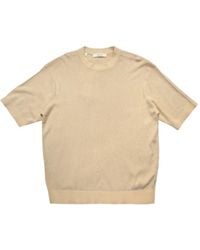 SELECTED - Mattis Ribbed-Knit T-Shirt - Lyst