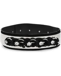 DSquared² - Maxi Metal-Embellished Leather Belt - Lyst