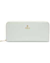 Furla - Cartera con placa del logo - Lyst