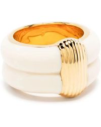 Aurelie Bidermann - Katt Double-Layer Ring - Lyst