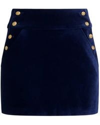 Alice + Olivia - Donald Mini-Rok Met Knopen Aan De Zijkant - Lyst
